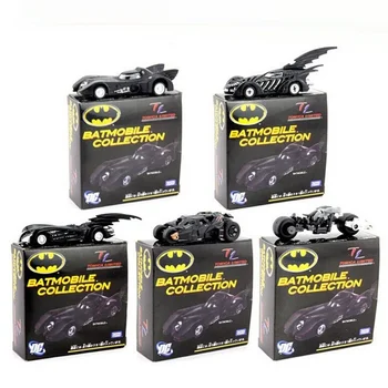 

Batman Metal Batmobile Chariot Collectible Alloy car models Model Toys 7cm/2.8" 5pcs/set Box Gifts gift Free Shipping
