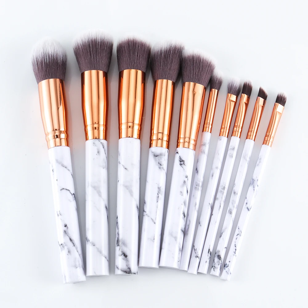 Marble makeup brushes  (11)