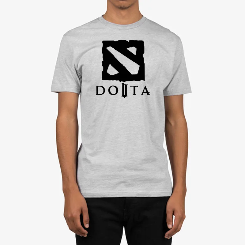 Geek Dota онлайн игра футболка брендовая мужская мода короткий рукав индивидуальный