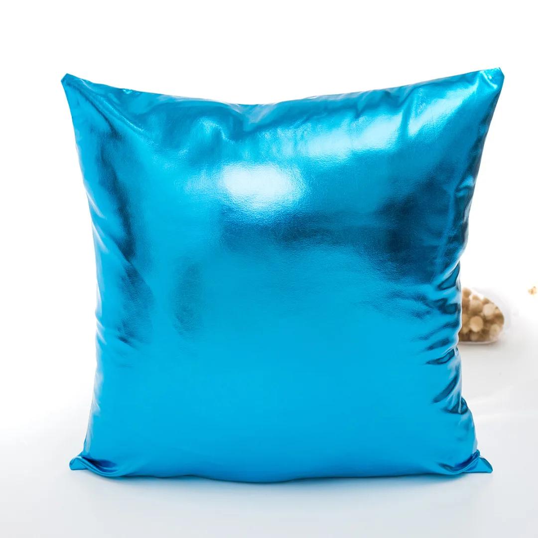 Shining Throw Pillow Case Square Pillow Cover Solid Pillowcase for Home sofa Christmas Party Decoration Cushion Cover 45x45cm