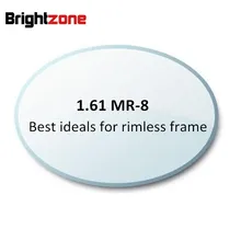 1,61 MR-8, высокое качество, индивидуальные очки без оправы, оптические линзы, асферические линзы, очки для близорукости, очки по рецепту
