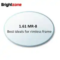 1.61 MR-8 High Quality Customized Rimless Glasses Optical Lenses Aspheric Lens Myopia Eyeglasses Prescription Lens Ocular