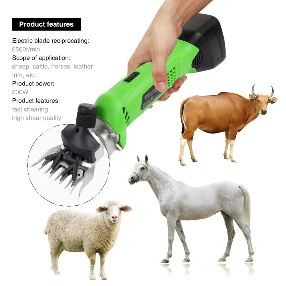 Shearing Clippers Shears Sheep Goat Animal Trimmer Replace Blades Cutter Set UK 