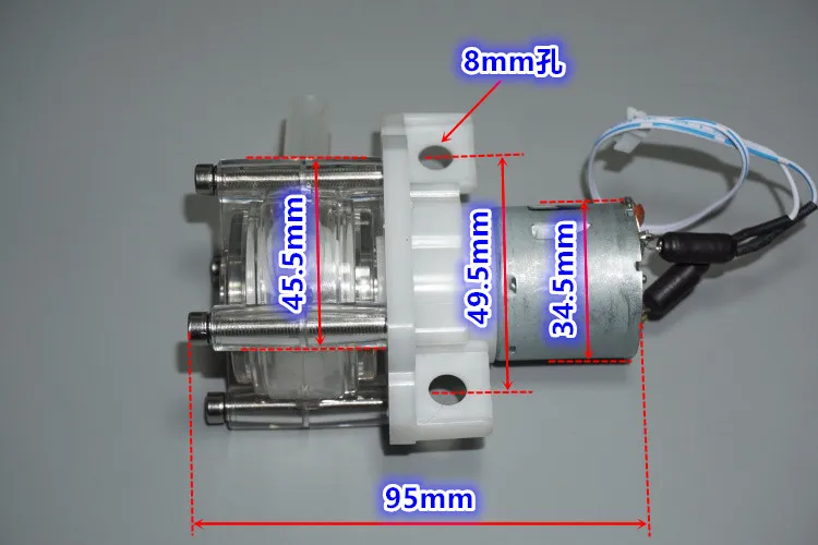 12V высокая пропускная способность коррозионно-стойкие перистальтический насос вакуумный насос сильное всасывание самовсасывающий насос вязкой жидкости насос водяной насос