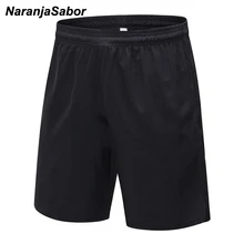 NaranjaSabor мужские шорты быстросохнущие летние пляжные шорты свободные прямые повседневные мужские эластичные шорты с карманами на шнурке 4XL