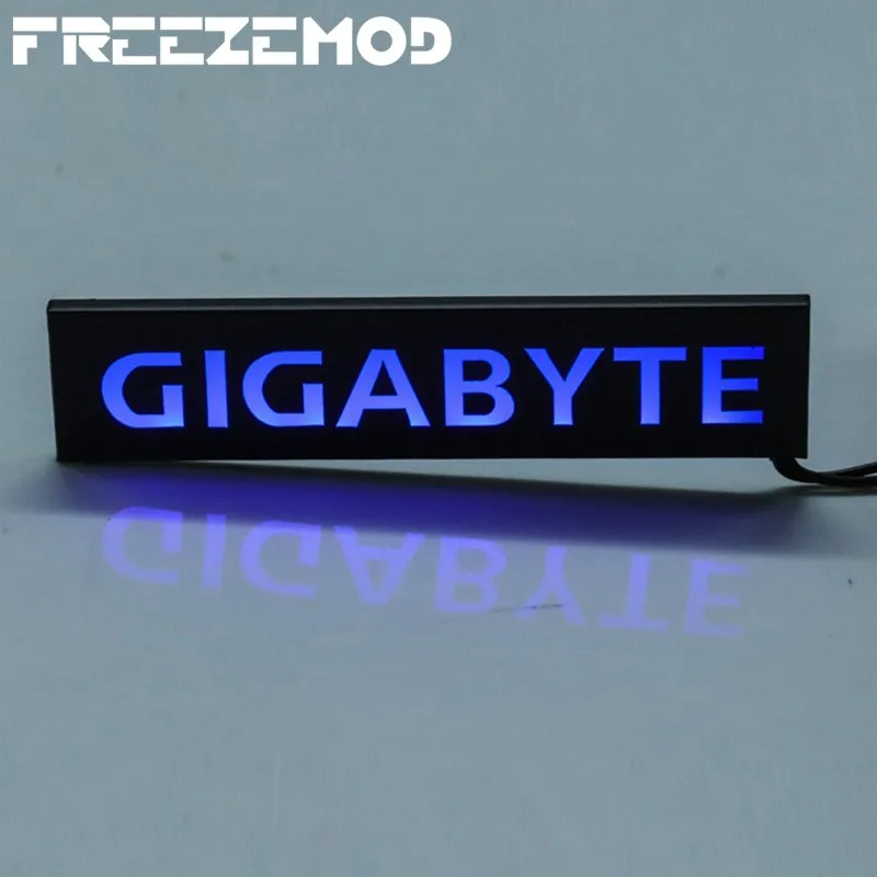 FREEZEMOD специальная видеокарта светодиодный светильник с многоцветным. XYD-GIGABYTE