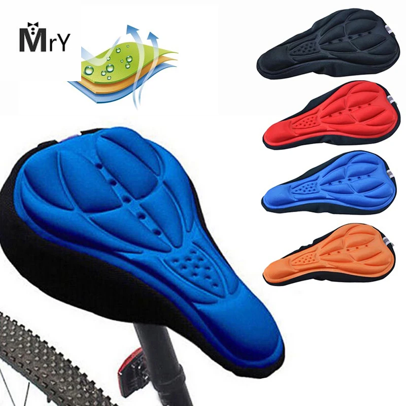 

3D Soft Bike Seat Saddle for A Bicycle Cycling Silicone Seat Mat Cushion Seat Cover Saddle Bicycle Bike Accessories Dropshipping