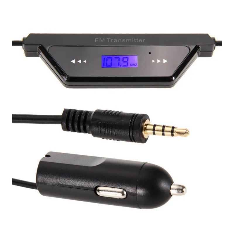Yuanmingshi автомобильный fm-трансмиттер для смартфонов MP3 MP4 с 3.5 мм аудио Micro USB автомобильный fm-трансмиттер