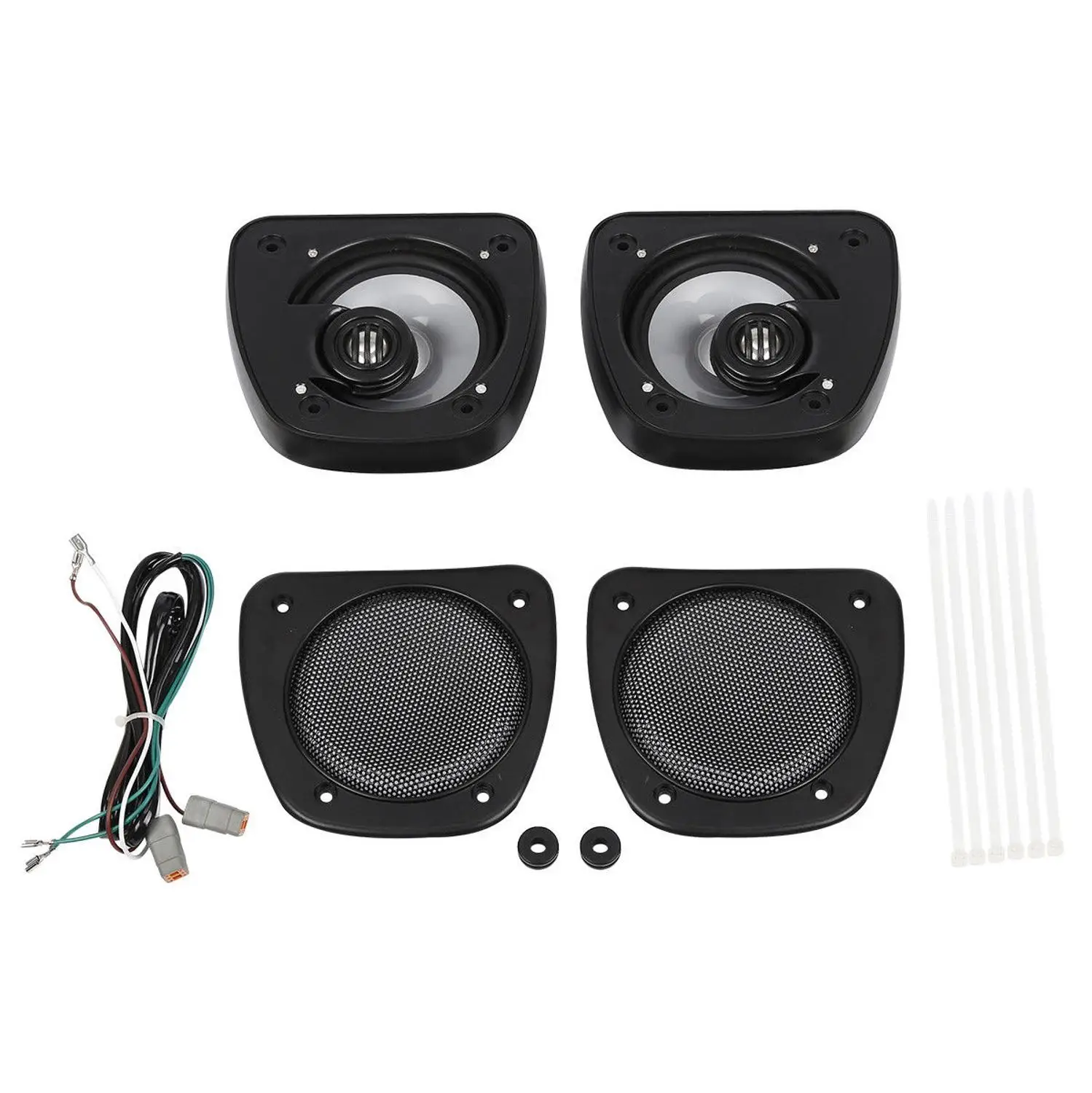 Motorcycle Audio Lower Fairing Speakers Kit For Harley Touring Electra
