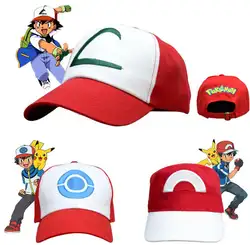 Аниме косплей карманные монстры костюмы шляпы Покемон Кепка Ash Ketchum