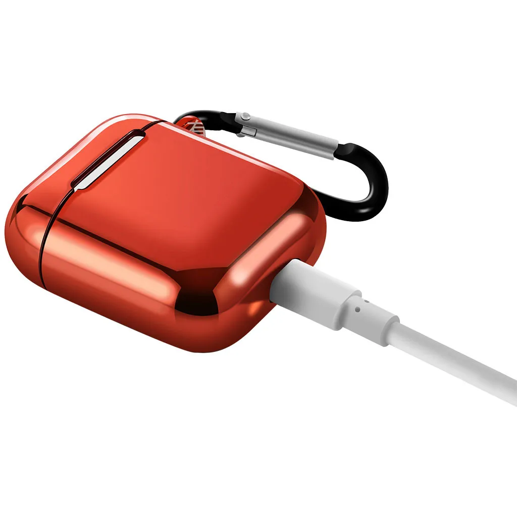 Wireless Earphones Protection TPU Electroplated Case Cover Soft Skin For Apple Airpods 1th Earphone