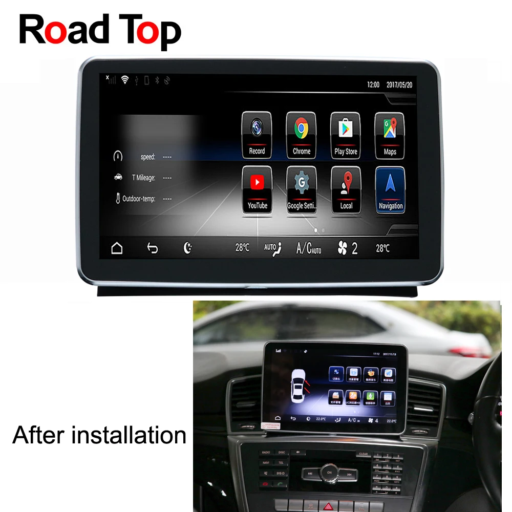 9" Android 5.1 Car Radio GPS Navigation Bluetooth WiFi Head Unit Screen