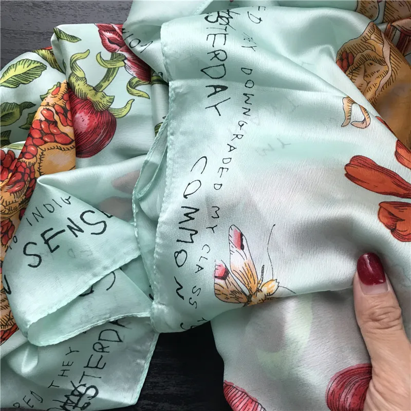 4 Colors Ladies fashion scarf butterfly sunscreen shawl long scarf travel beach towel