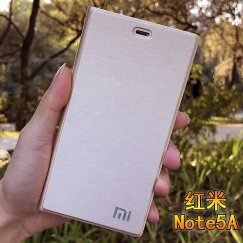 Новейший чехол для Xiaomi Redmi Note 4x Роскошный кожаный чехол для Xiaomi Redmi Примечание 5A и Note 3 случай для Redmi Примечание 4 с подставкой - Цвет: gold