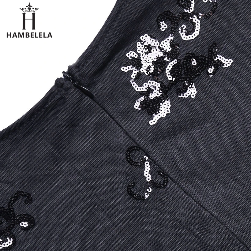 HAMBELELA Long Sleeve Bodysuit Women Gold Sequin Deep V-Neck Skinny Bodycon Jumpsuit Womens Overalls Combinaison Short Femme (15)