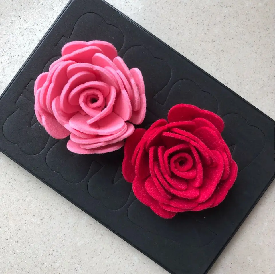 3D flower scrapbooking die cutter fabric felt cutting die 15.8mm thick
