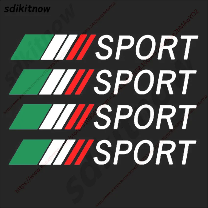 4pcs Car Door Handle Doorhandle Decal Sticker Italy Styling Decoration For Ferrari Abarth Lamborghini Maserati Alfa Romeo Pagani