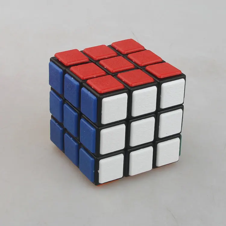 CubeTwist DIY волшебный куб 3x3x3 с пластиковыми цветными наклейками пазл для Тренировки Мозга куб обучающий игрушки