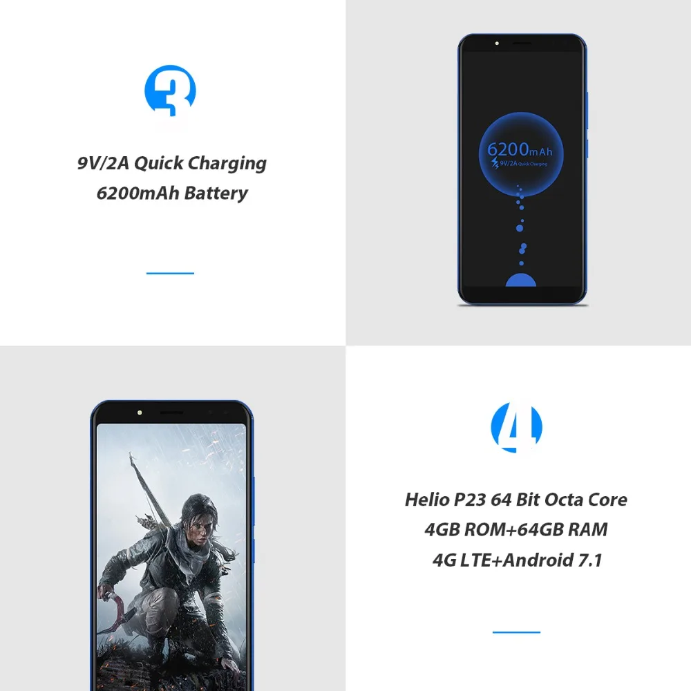 Vernee X 6.0 Inch 6200mAh 18:9 FHD Smartphone 4G LTE Cell Phone Face ID 4GB RAM 64GB ROM MTK6763 Octa Core 16.0 MP Mobile Phone Vernee X 6.0 Inch 6200mAh 18:9 FHD Smartphone 4G LTE Cell Phone Face ID 4GB RAM 64GB ROM MTK6763 Octa Core 16.0 MP Mobile Phone