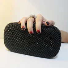 3 Farben Weibliche Handtasche Partei Abendtasche Bling Diamant Hochzeit Kleine Kupplung Geldbörse Strass Perle Frauen Tag Kupplung Brieftasche