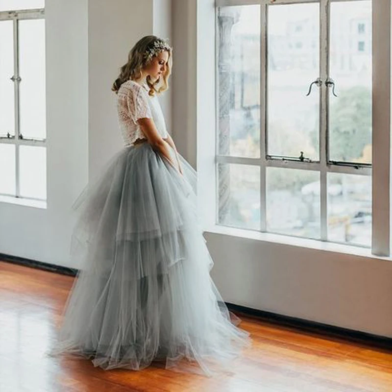 boho tulle dress