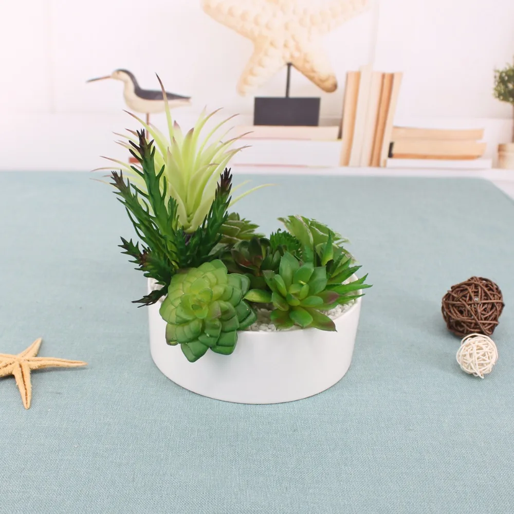 DIY поддельные искусственные суккуленты растения для украшения моделирования