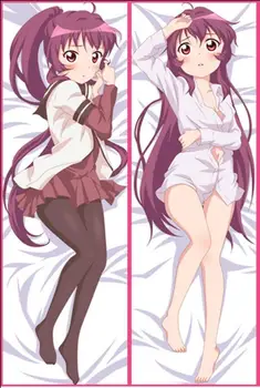 

2018-July Anime pillowcase Yuruyuri sexy girl Sugiura Ayano Funami Yui Dakimakura pillow cover case hugging body pillowcase