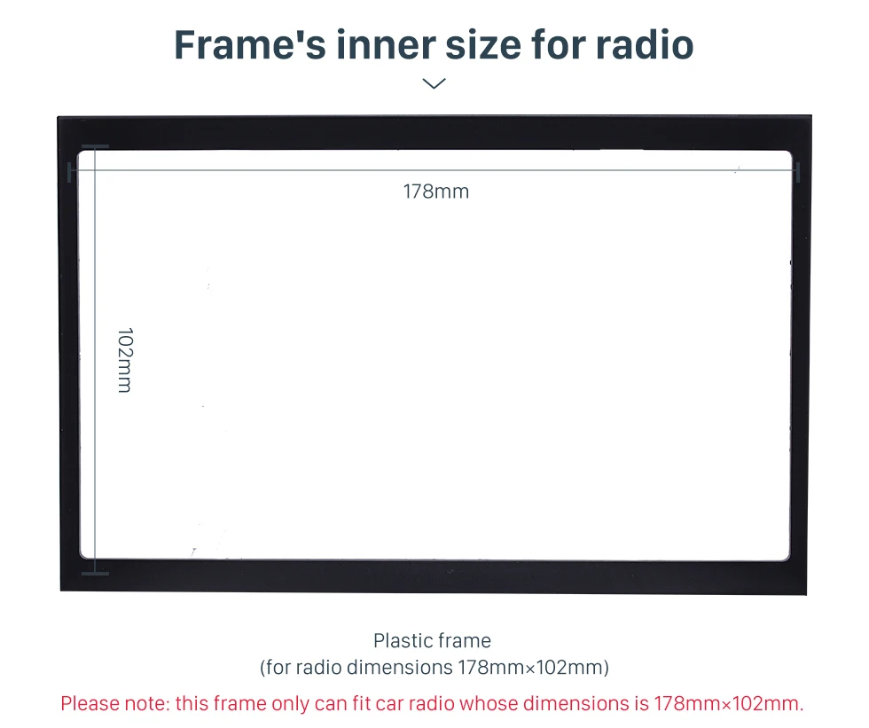Seicane 178*102 мм 2 Din рамка тире отделка автомобиля стерео панель радио для 2001 2002 2003 2004 2005 2006 2007 2008 PEUGEOT 307