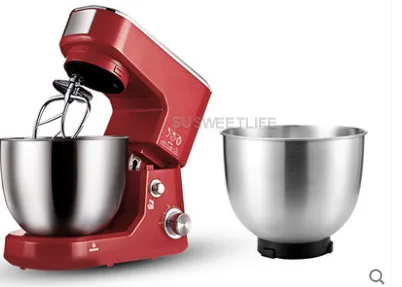 1000W Electric cooking stand Food Mixer egg beater dough Blender Baking Whipping cream tilt head kitchen chef Machine 5L