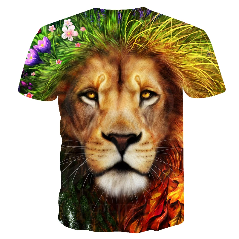 New Brand 3d T-shirt Animal Lion Shirt Camiseta 3d T Shirt Men Funny T Shirts Mens Clothing Casual Fitness TeeTop Tiger Tshirt