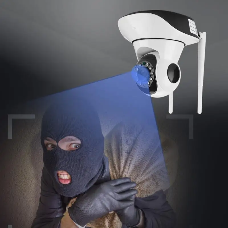 

P2P HD Wireless WiFi Camera IR Night Vision IP PTZ Camera 100-240V US EU UK AU Plug