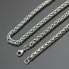 316L Stainless Steel  2.5mm 3mm 4mm 5mm Lanterns Necklace Chain For women men locket pendant ► Photo 3/5