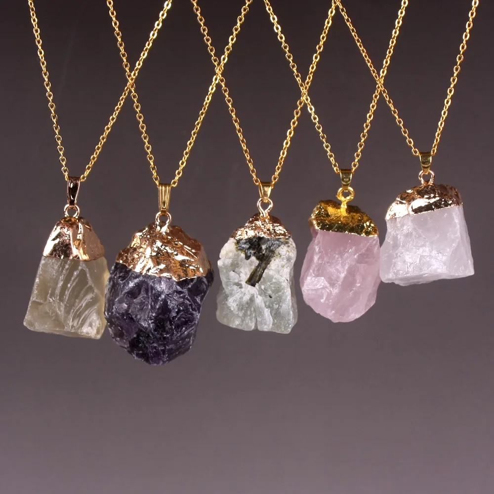 Druzy Microbeauty New Fashion Multi Color Natural Quartz Pendant