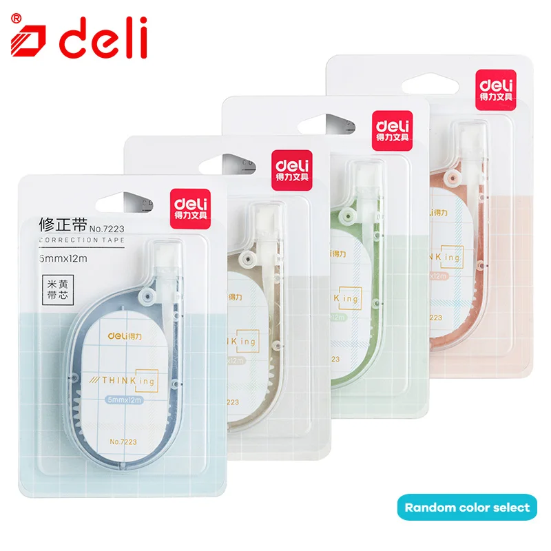

Deli Correction Tape Roller 12m White Sticker Student Stationery Kawaii Study Modify Tools Tape Roller Office & School Supplies