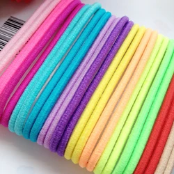 

Free shiping 100pcs/lot 20 colors 3MM Elastic Hair bands,Top Quality elastic Ponytail Holder, scrunchies