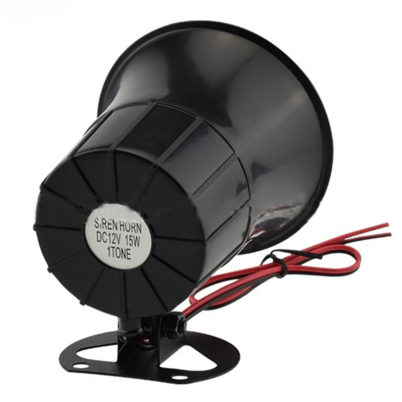 

New Outdoor DC 12V Wired Loud Alarm Siren Horn With Bracket For Home Security Protection System