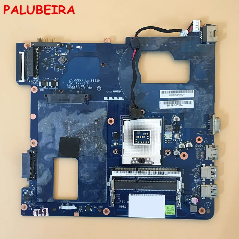 PALUBEIRA BA59-03539A BA59-03539B QCLA4 LA-8862P для samsung NP350V5C материнская плата для ноутбука HM70 все функции полностью протестированы