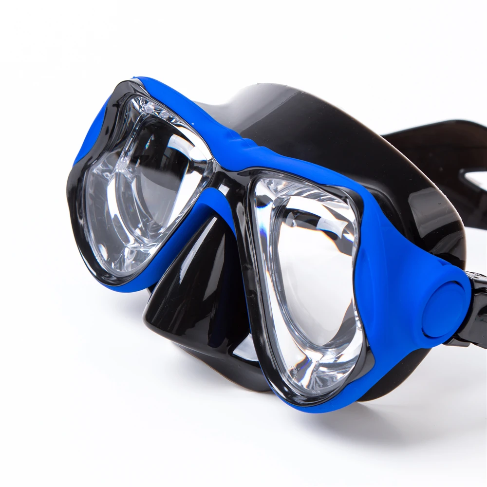 Silicone Swimming Goggle Diving Mask Prescription Lens Professional Scuba Mask
