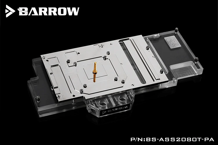 Блок водяного охлаждения Barrow BS ASS2080T PA для ASUS ROG strx RTX2080Ti