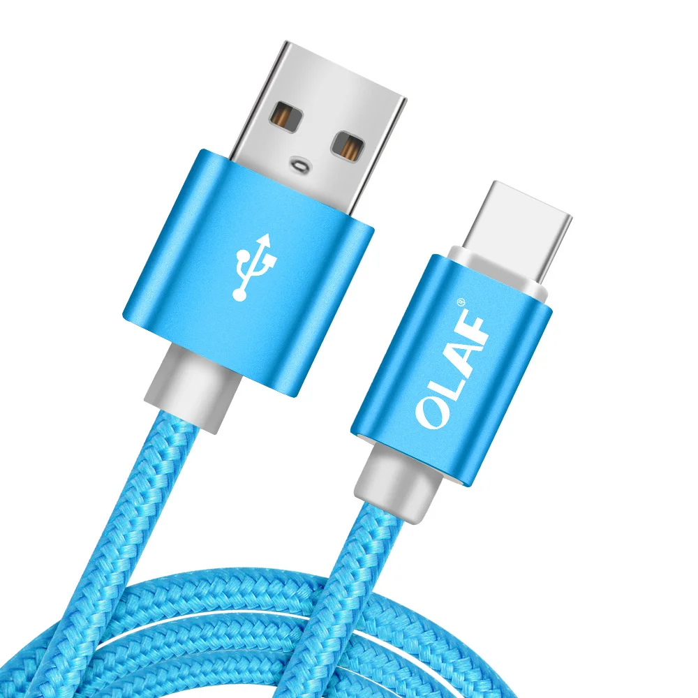 Олаф usb type-C кабель быстрой зарядки Usb кабель для samsung S9 S8 Note 9 кабель для Xiaomi huawei P10 9 мобильных телефонов зарядный шнур