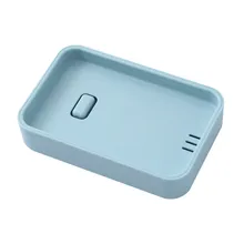 Пластиковая мыльница, аксессуары для ванной комнаты, мыльница для хранения посуды, дренажная коробка, двухслойный контейнер, Прочный Контейнер для ванной комнаты