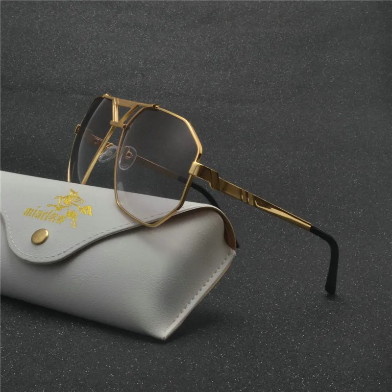 MINCL/ стиль Роскошные брендовые дизайнерские солнцезащитные очки мужские и женские винтажные негабаритные очки мужские с коробкой NX