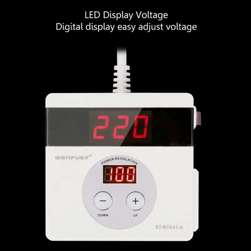 

4000W SCR Electronic Voltage Regulator LED Digital AC 220V Temperature Speed Adjust Controller Dimming Dimmer Thermostat