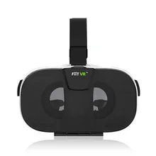 Fiit VR 2n Virtual Reality Smartphone 3D Box Glasses Google Cardboard Head Mount Video Helmet for 4.0-6.5+Bluetooth Remote