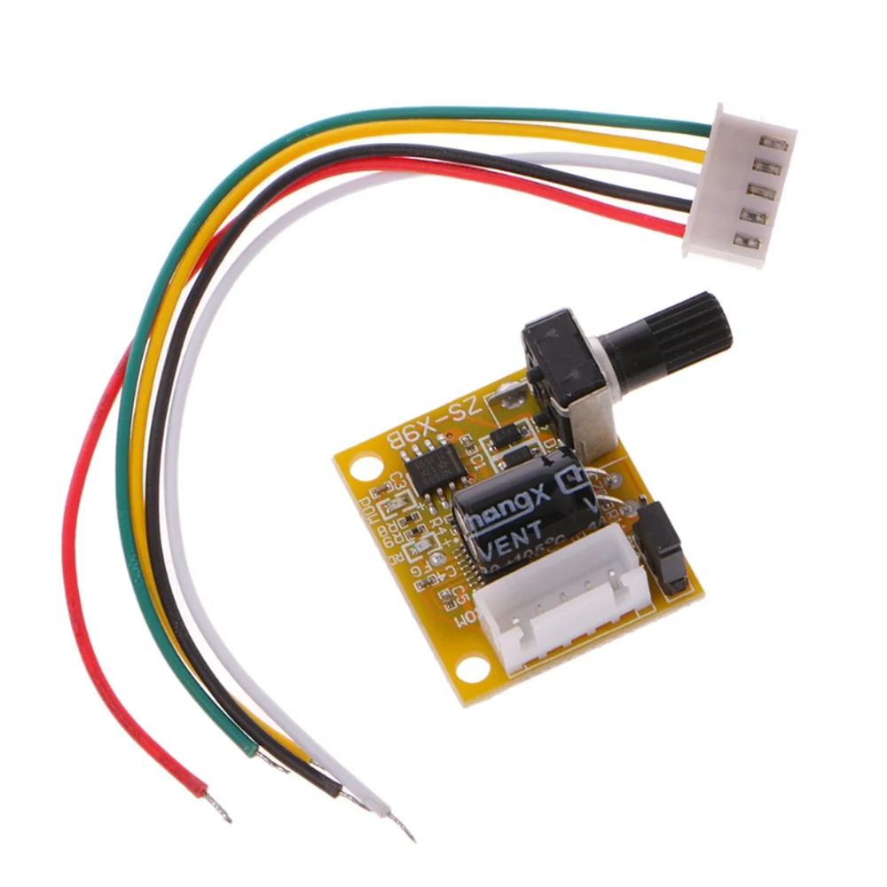 

DC 5V-12V 2A 15W Brushless Motor Speed Controller No Hall BLDC Driver Board 10000 RPM