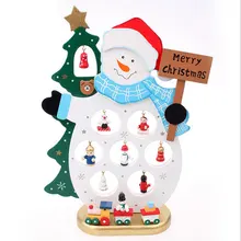 Wooden Xmas Tree Christmas Holiday Festival Party Ornament Decoration Supplies