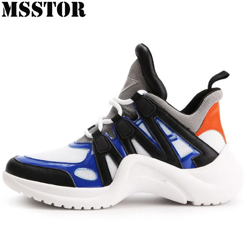 

MSSTOR Women's Running Shoes Woman Brand Breathable Mesh Athletic Walking Ladies Sneakers Casual Fashion Sport Shoes For Women