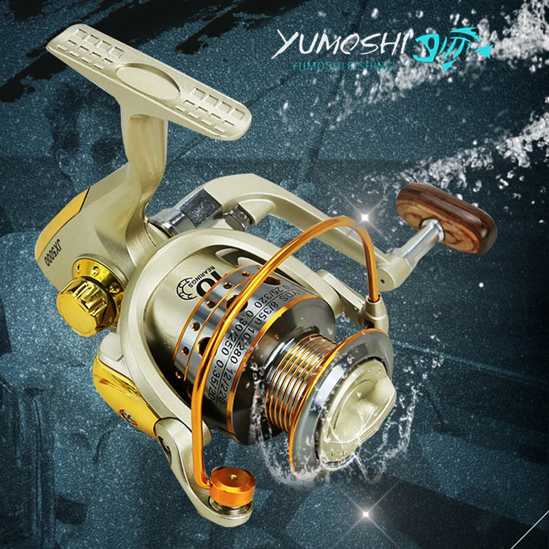Металлическая спиннинговая Рыболовная катушка 10BB 5 5: 1 Pesca Carrete спиннинговые