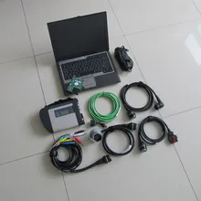 mb star diagnose c4 with for dell d630 second hand laptop ram 4g newest software 2018.03 win7 hdd 250gb full set high quality