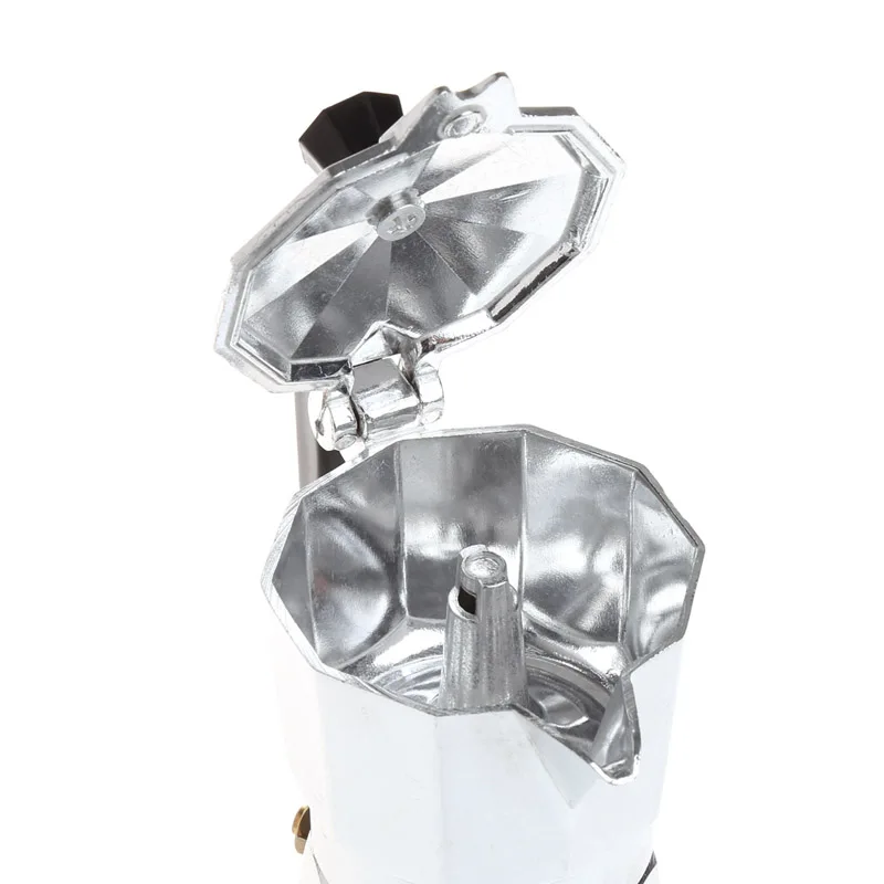 

Aluminum 1/3/6/9/12 Cup Latte Mocha Coffee Pot Stove Top Espresso Maker Tool